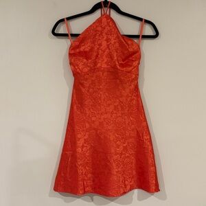 Elegant Red Mini Dress